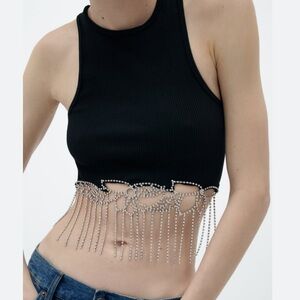 Zara jewel top